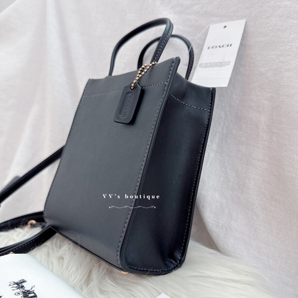 NWT Coach Mini Cashin Tote Glovetanned Calf Leather Crossbody C4828 - Picture 6 of 12